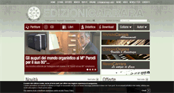 Desktop Screenshot of edizionicarrara.com